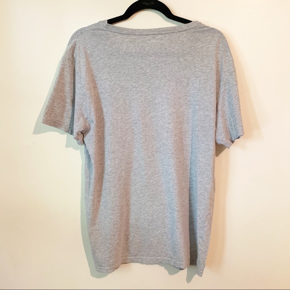 Lacoste Mens Size Large Gray Loungewear Top - Picture 4 of 4